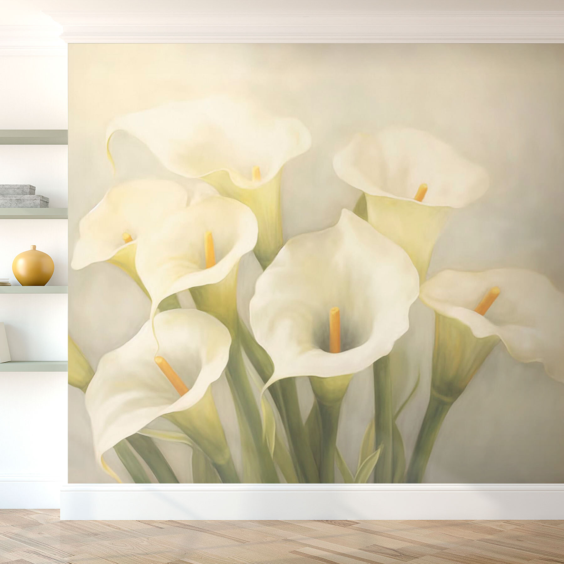 Group of white flowers Group of white flowers