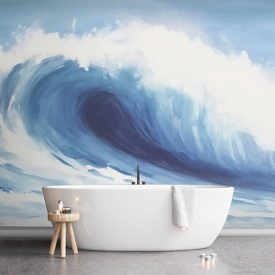Val mare în ocean