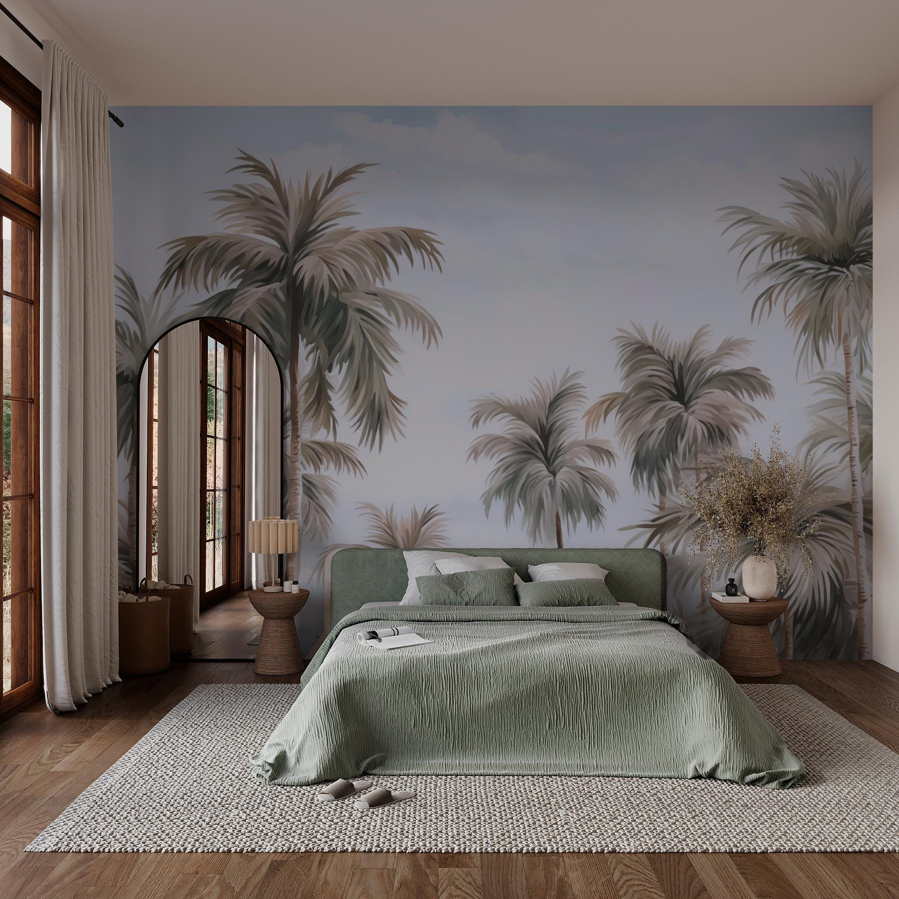 Group of palm trees Group of palm trees