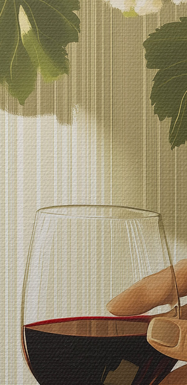 O mână care ține un pahar de vin lângă o sticlă de vin O mână care ține un pahar de vin lângă o sticlă de vin