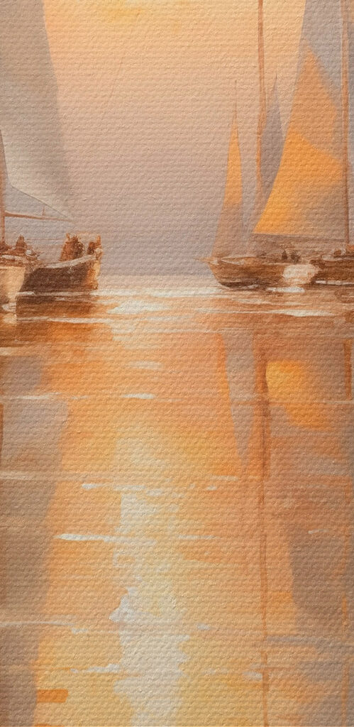 Group of sailboats on a body of water