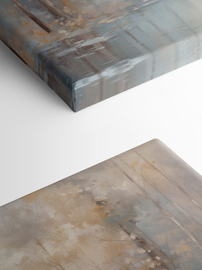 Water with trees and leaves Water with trees and leaves