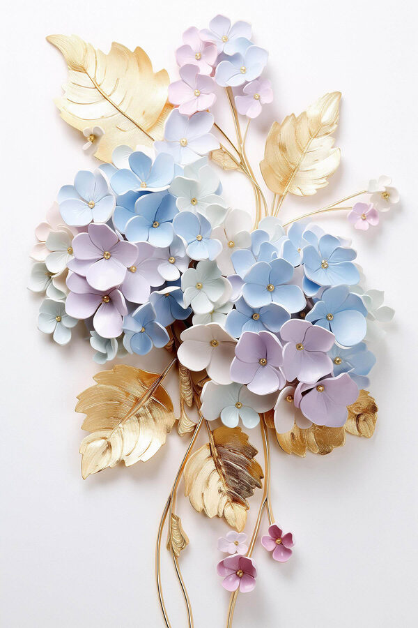 Buchet de flori și frunze Buchet de flori și frunze