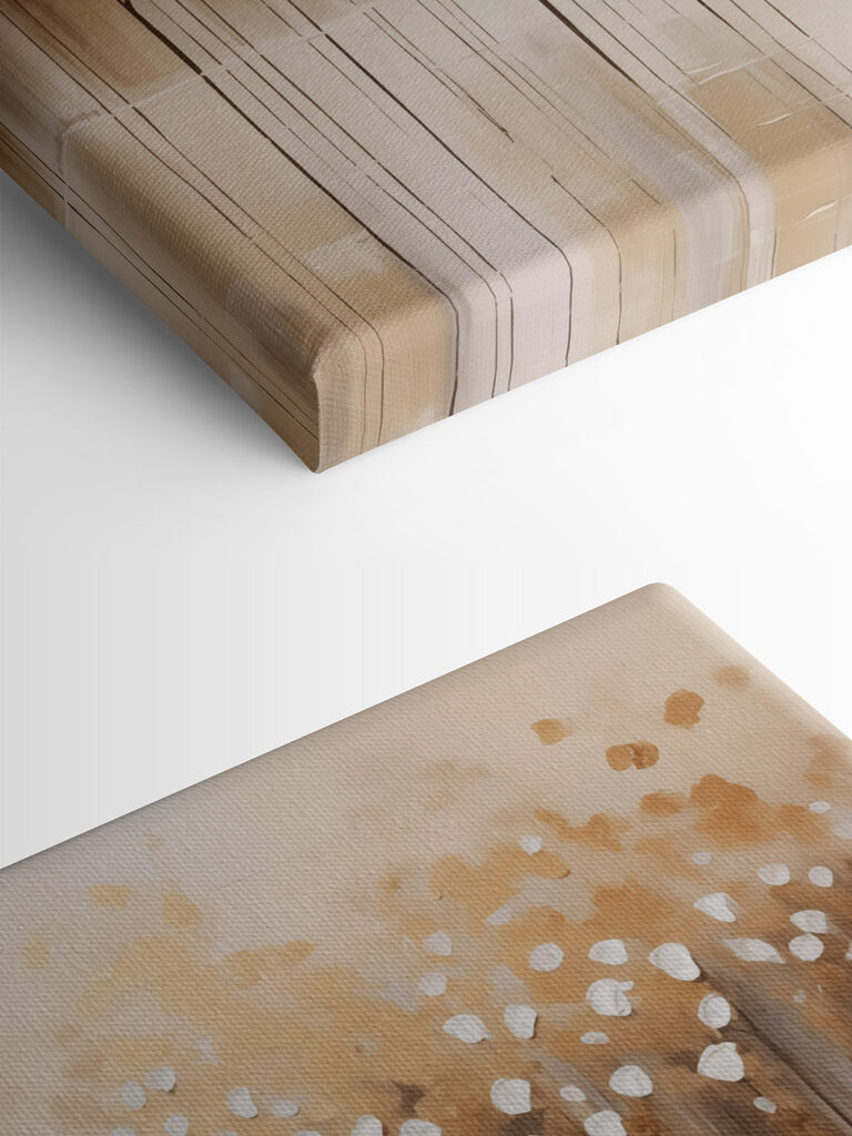 Serene trees in soft hues Serene trees in soft hues