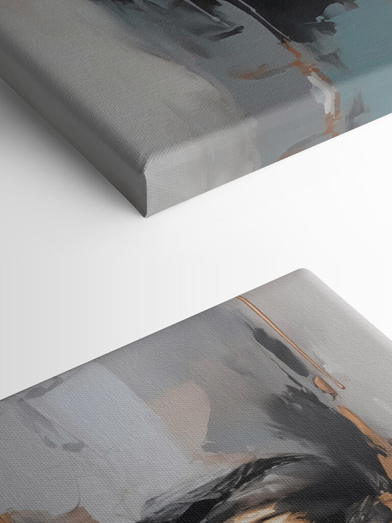 Painting of a woman's face Painting of a woman's face