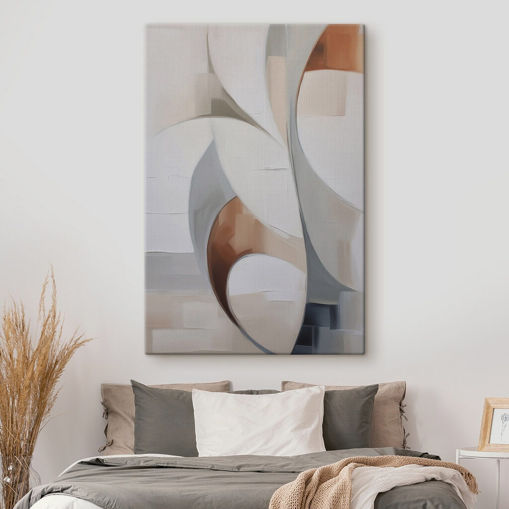 White and brown art White and brown art