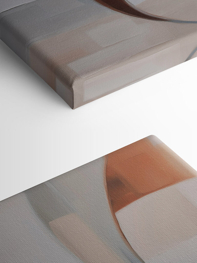 White and brown art White and brown art