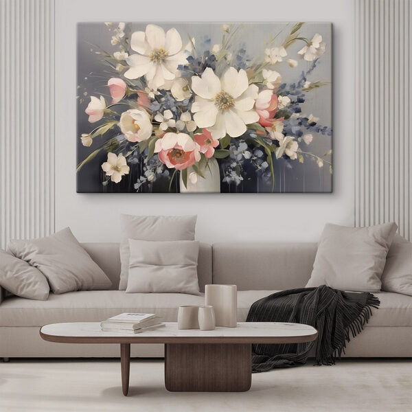 Pictura de flori într-o vază Pictura de flori într-o vază