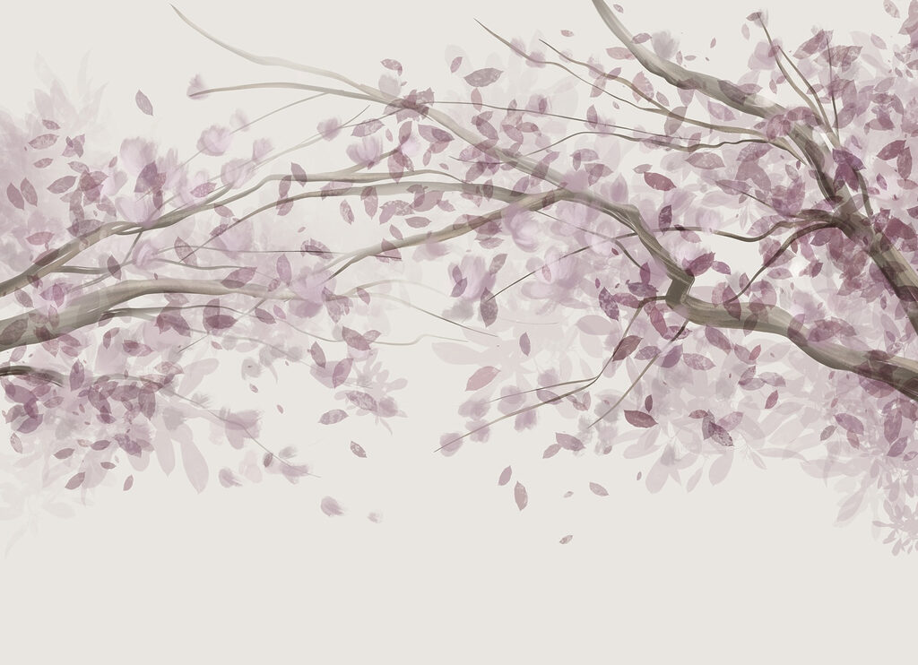 Tree with purple leaves Tree with purple leaves