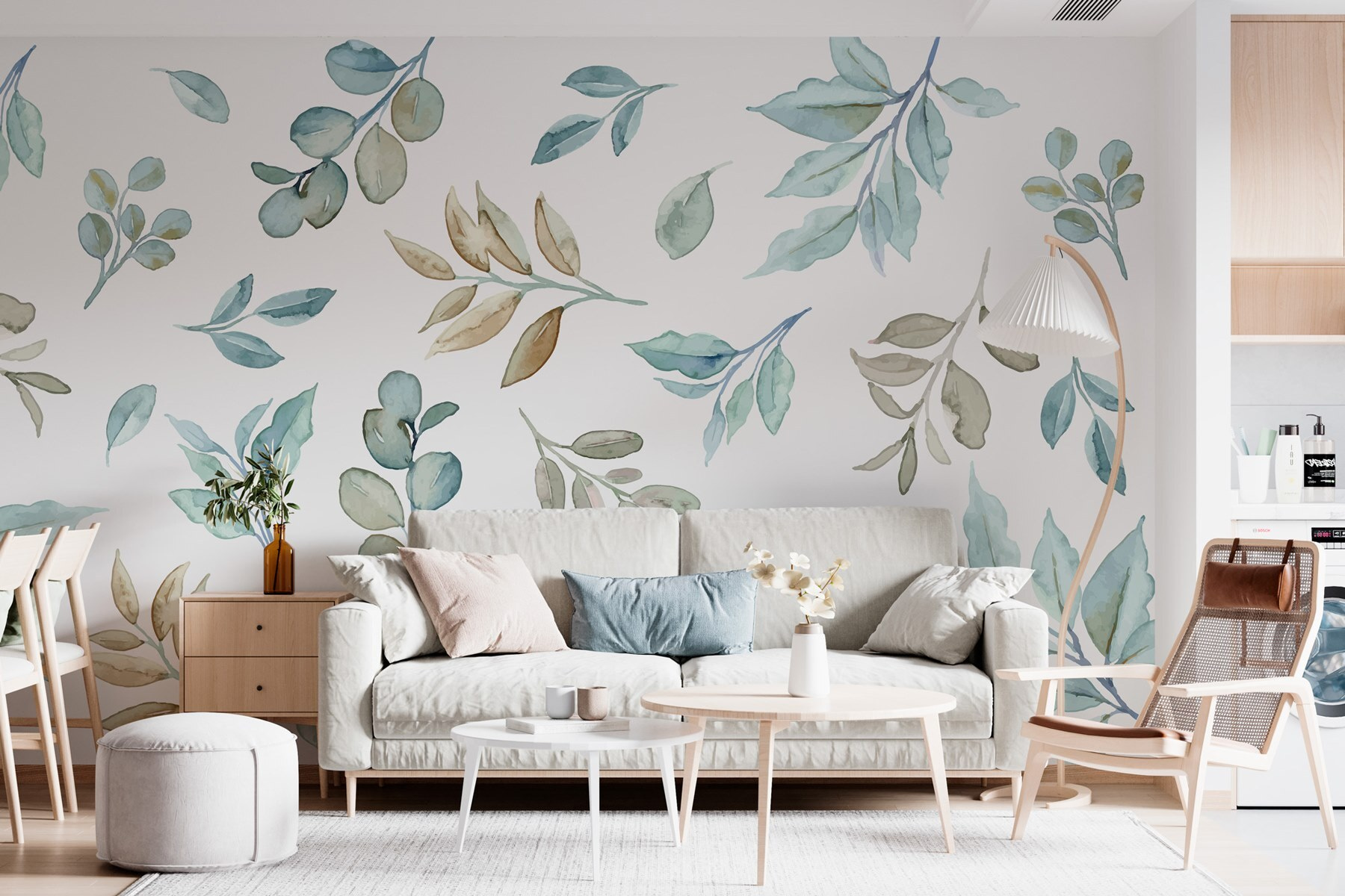 Pattern of leaves and branches Pattern of leaves and branches