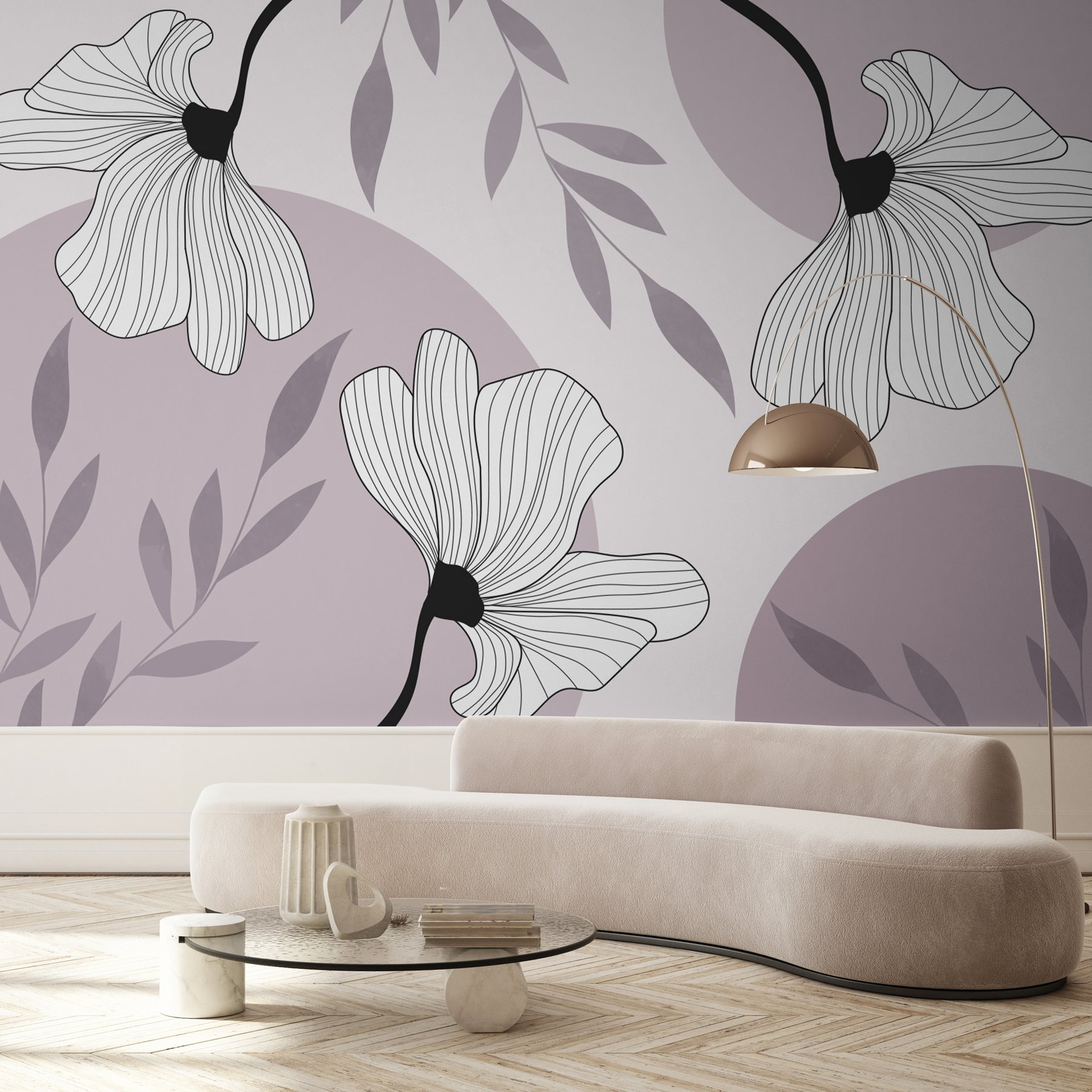 Delicate blooms in soft colors Delicate blooms in soft colors