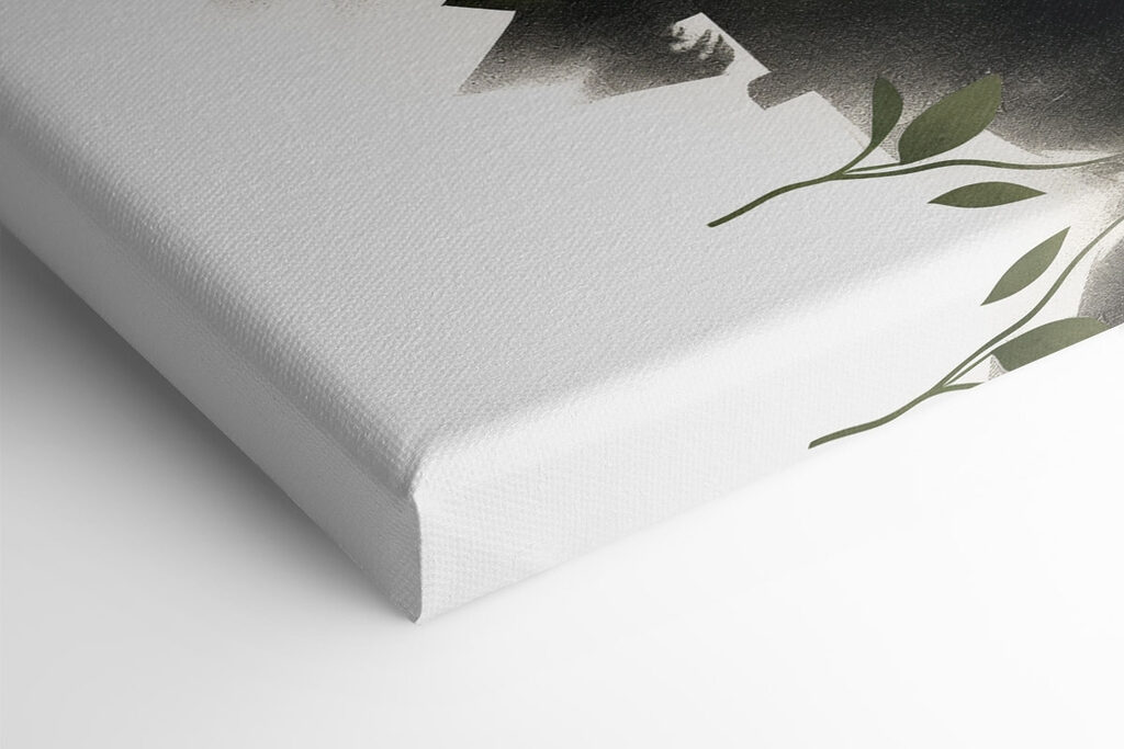 Woman's face with trees and clouds Woman's face with trees and clouds