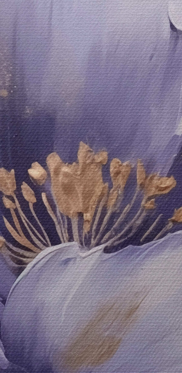 Pictura unei flori mov Pictura unei flori mov