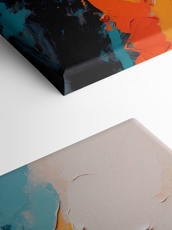 Vibrant swirls of color and texture Vibrant swirls of color and texture