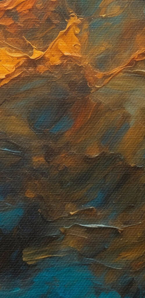 Painting of a cloud of paint Painting of a cloud of paint