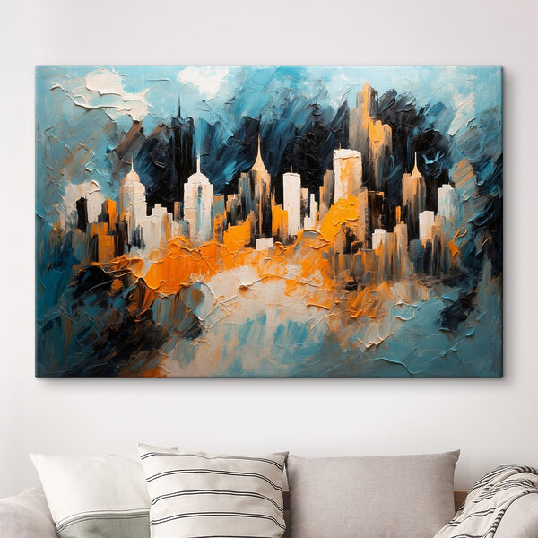 Tablouri Pictura unui oraș (SKU: s43109) Tablouri Tablouri Pictura unui oraș (SKU: s43109)
