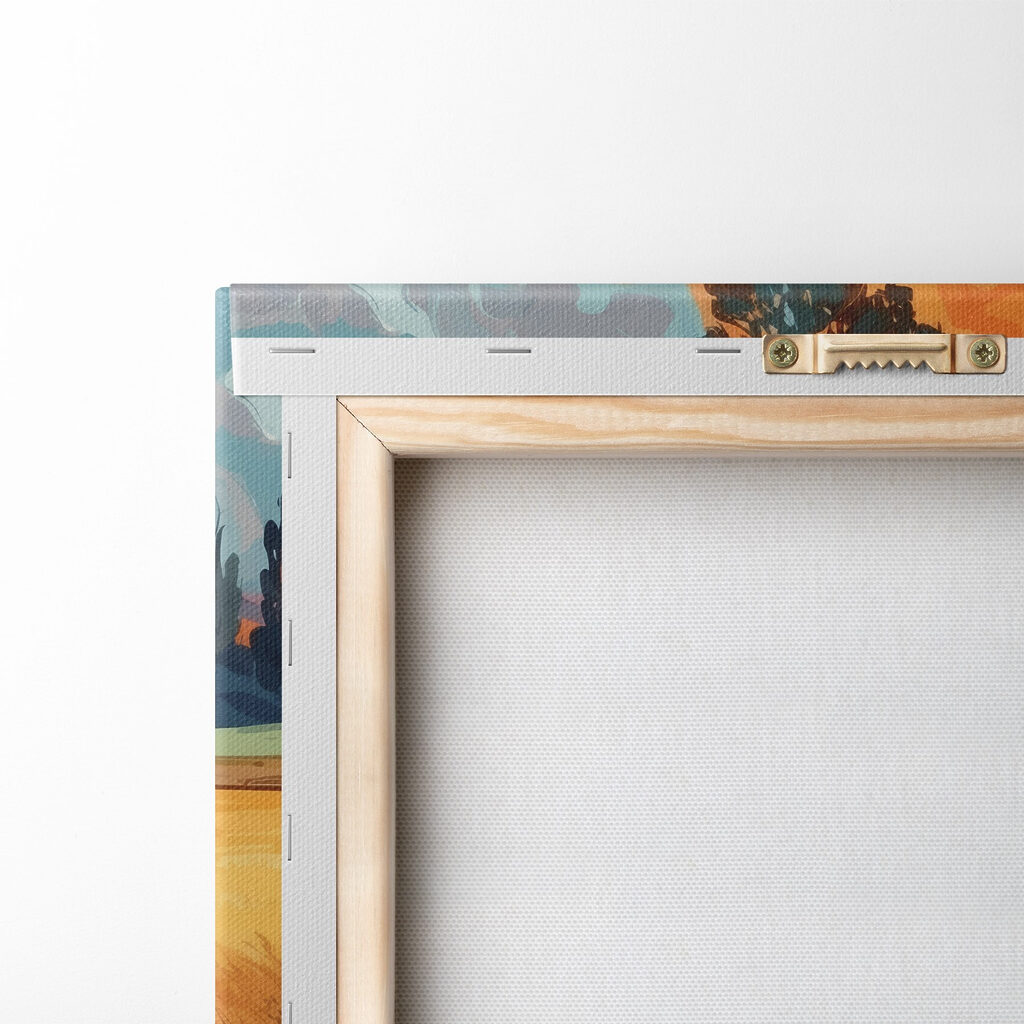 River running through a field River running through a field