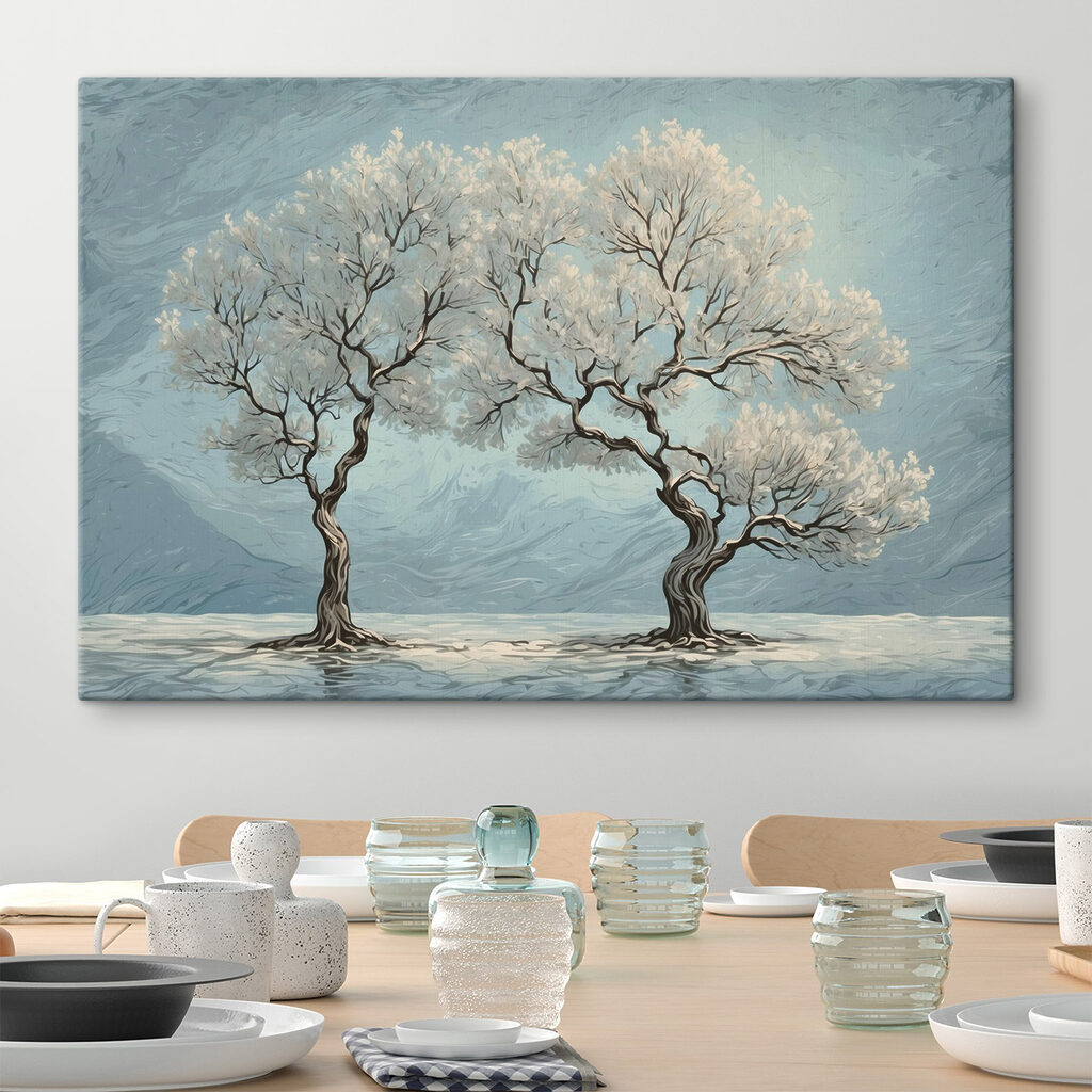 Two trees in the water