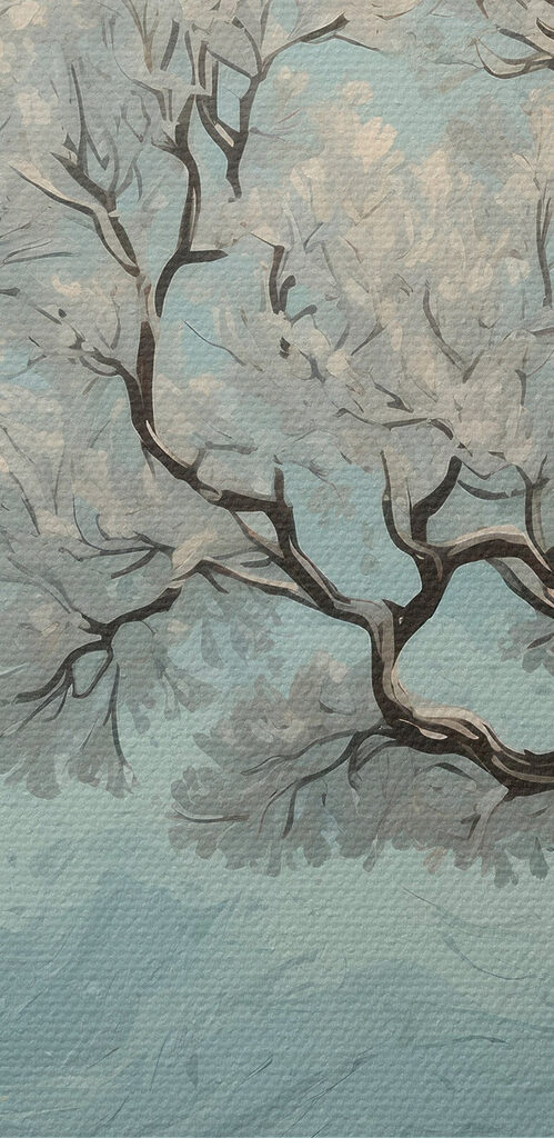 Two trees in the water