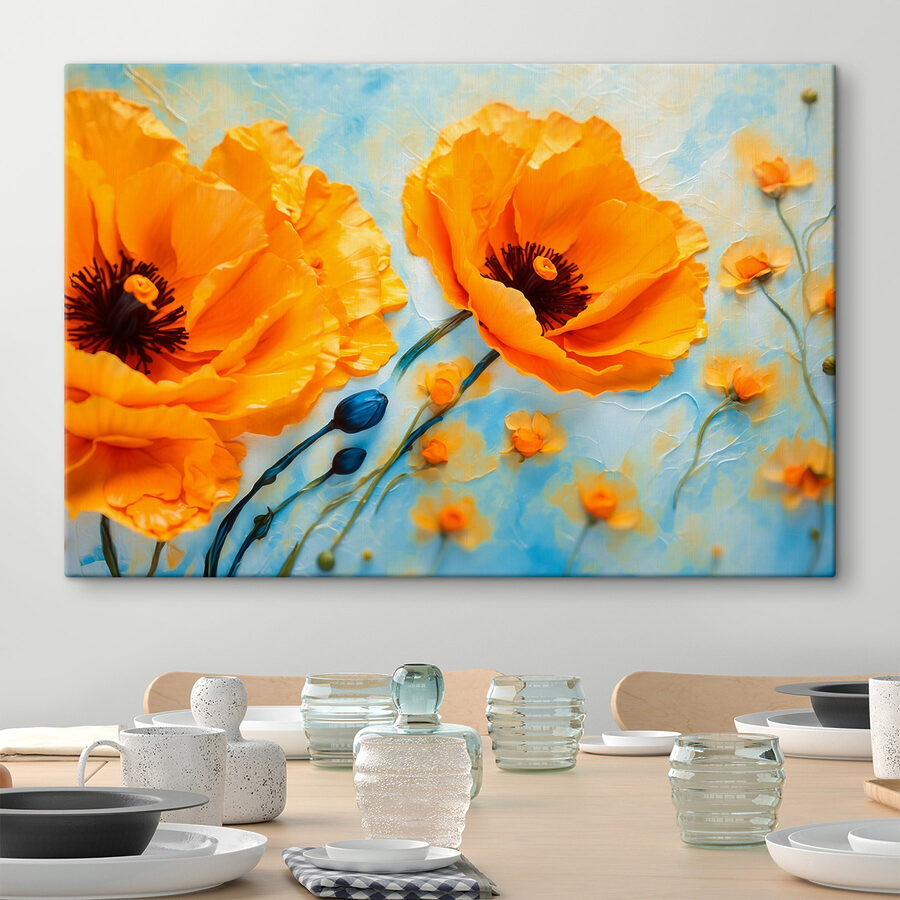 Florile vibrante pun în valoare decorul senin Florile vibrante pun în valoare decorul senin