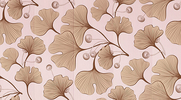 Model botanic elegant în tonuri moi. Model botanic elegant în tonuri moi.