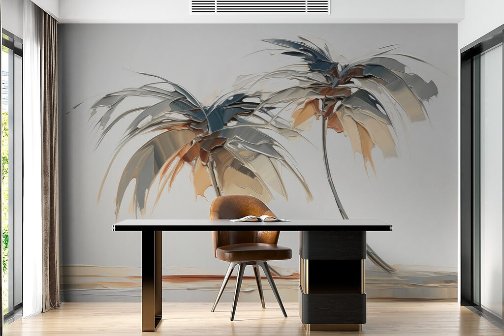 Palm trees on a beach Palm trees on a beach