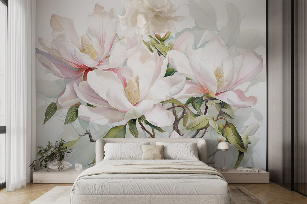 Elegant blooms in soft pastel hues