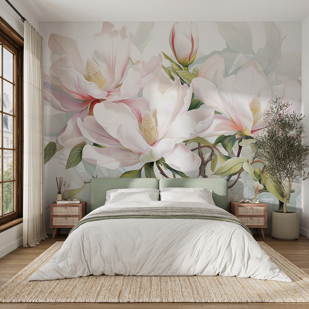 Elegant blooms in soft pastel hues