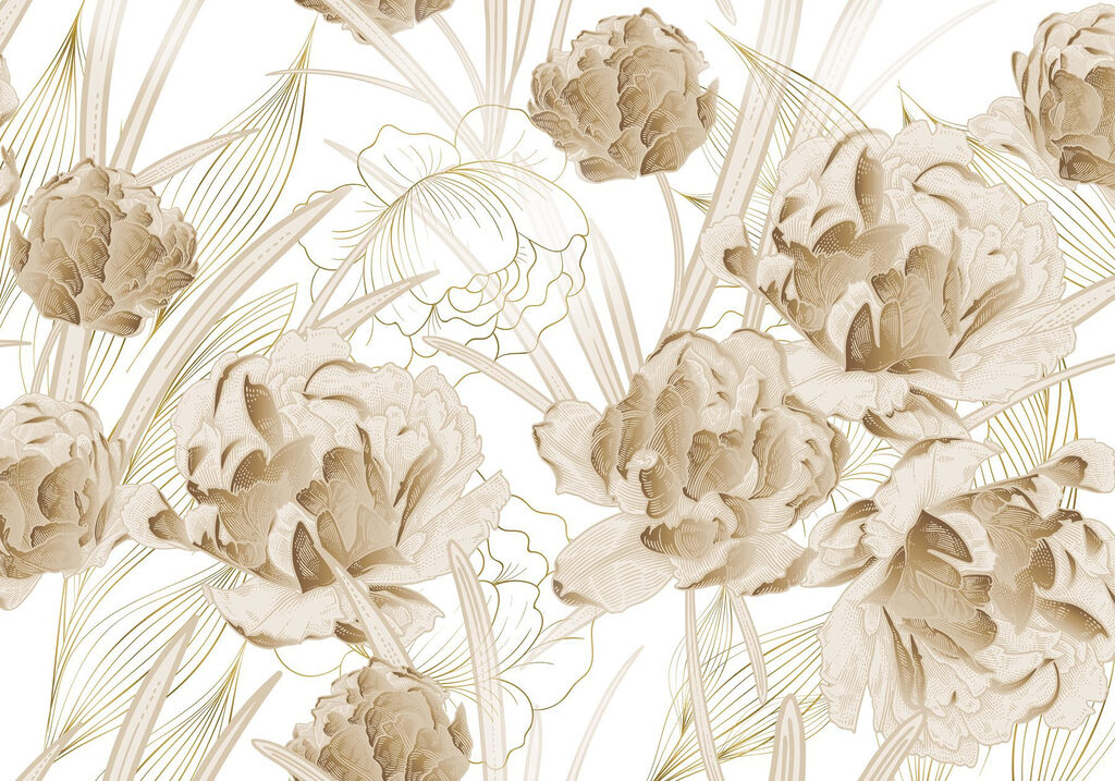 Design floral elegant în tonuri discrete Design floral elegant în tonuri discrete