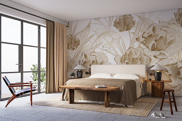 Design floral elegant în tonuri discrete Design floral elegant în tonuri discrete