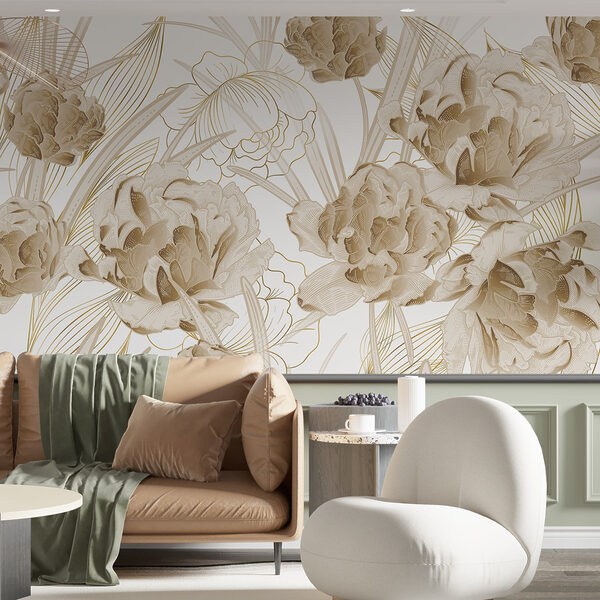 Design floral elegant în tonuri discrete Design floral elegant în tonuri discrete