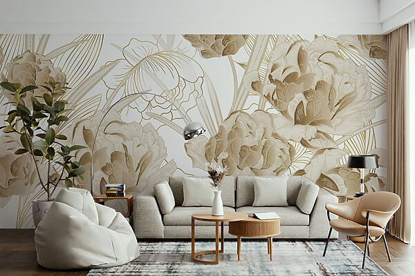 Design floral elegant în tonuri discrete Design floral elegant în tonuri discrete
