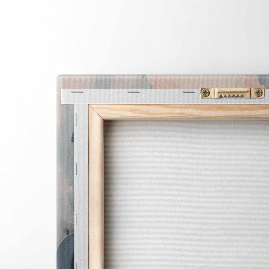 Colorful art piece with white lines and circles Colorful art piece with white lines and circles