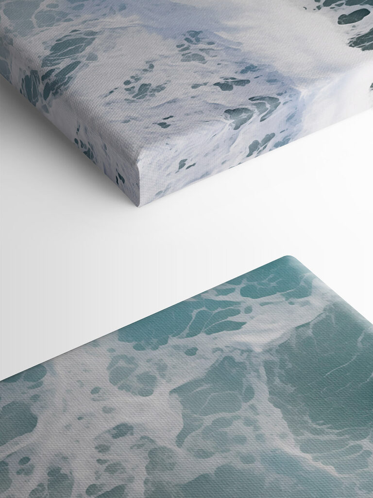 Waves crashing waves on a beach