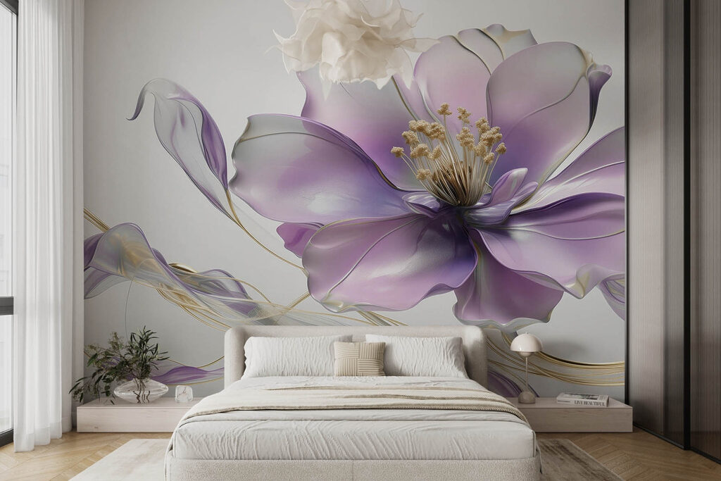 Delicate petals in soft pastels