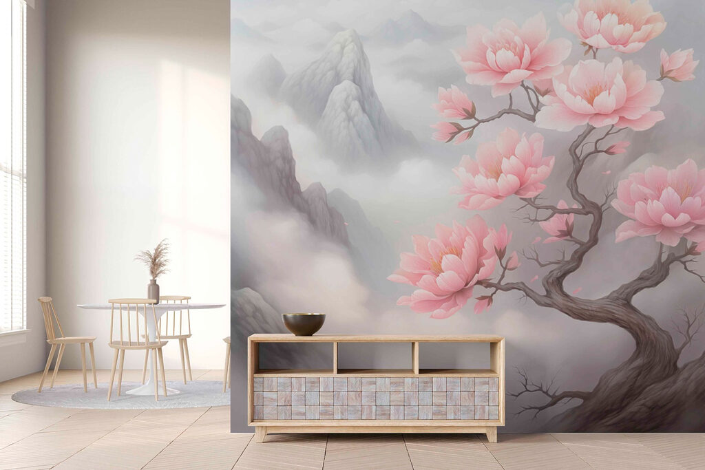 Tree with pink flowers on it Tree with pink flowers on it