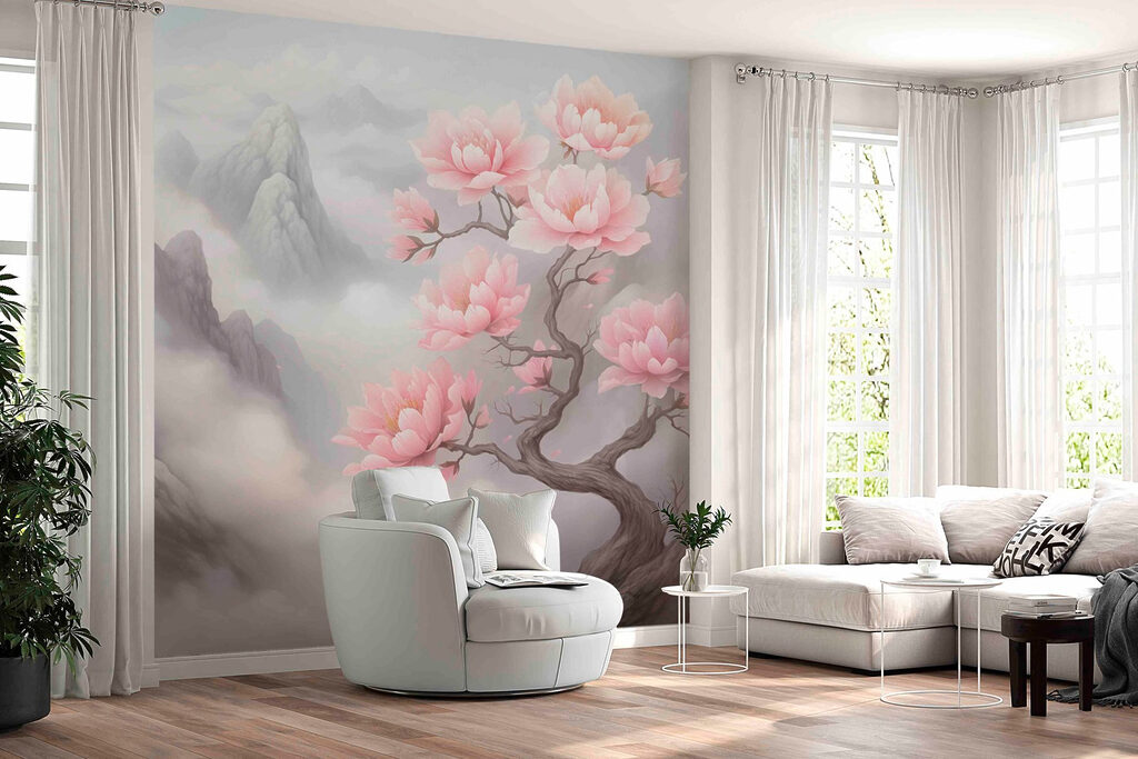 Tree with pink flowers on it Tree with pink flowers on it