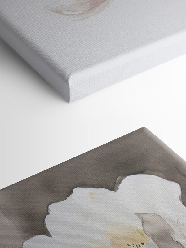 Delicate blossoms in soft hues