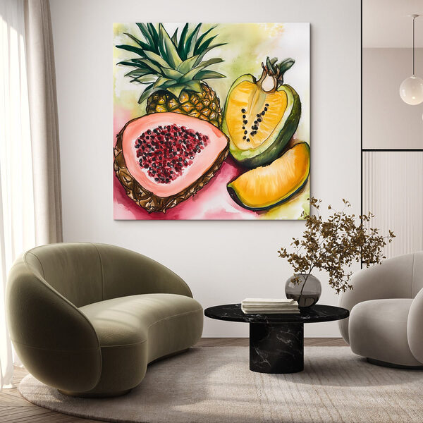 Pictura acuarelă de fructe Pictura acuarelă de fructe