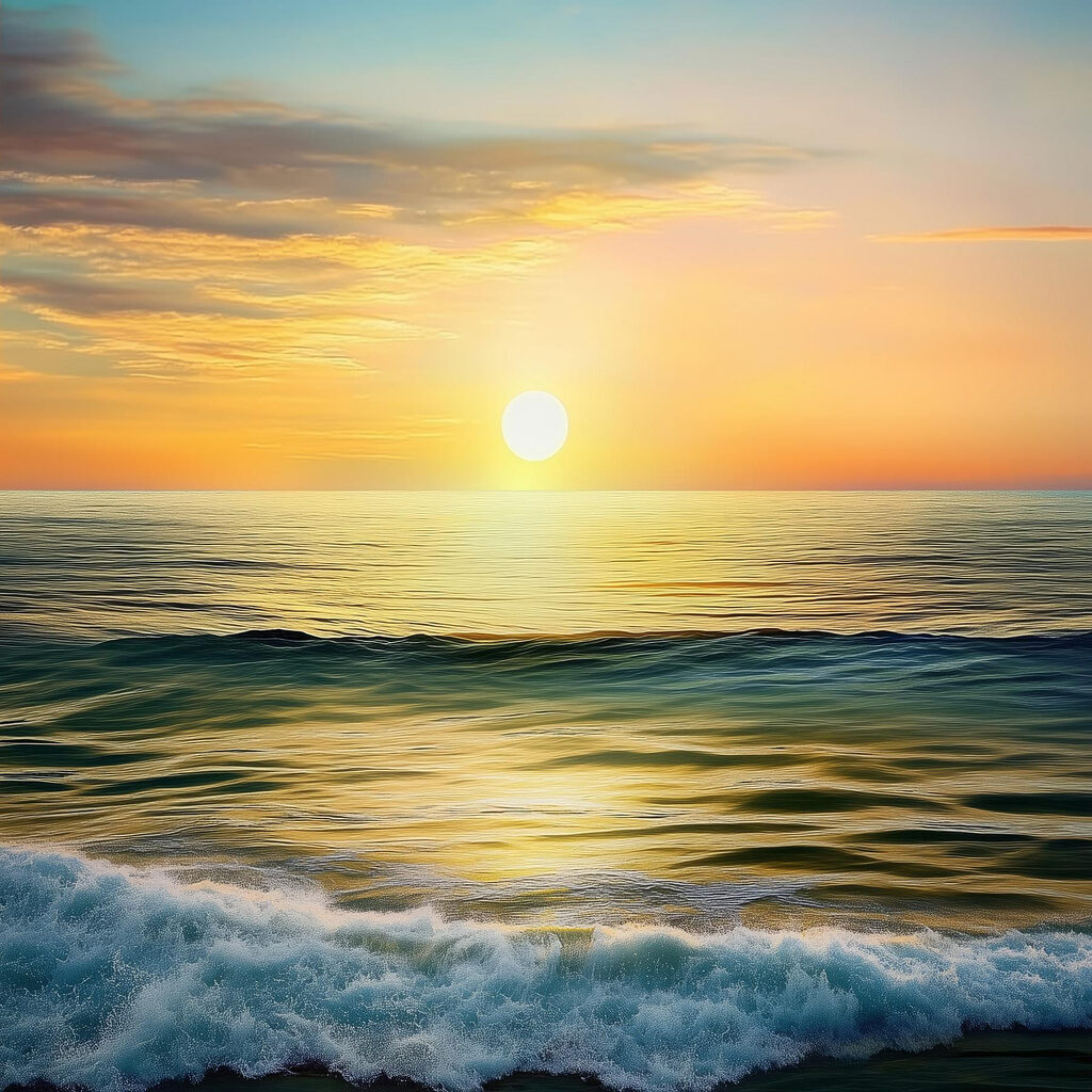 s43308p 1024x1024 - Apus de soare peste un corp de apă - tegory