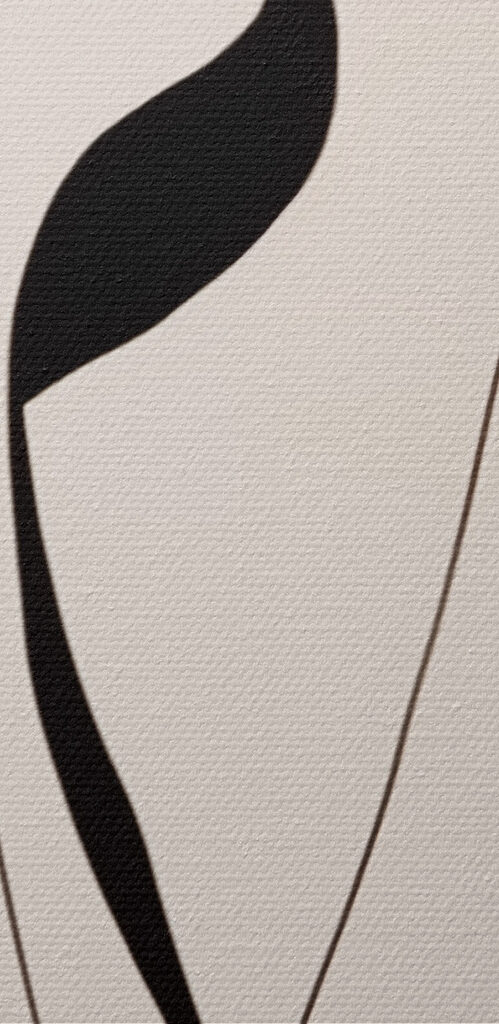 Black and white drawing of a woman