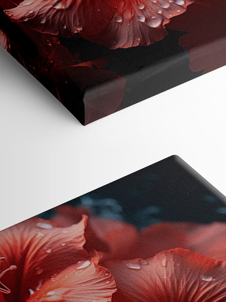 Group of red flowers