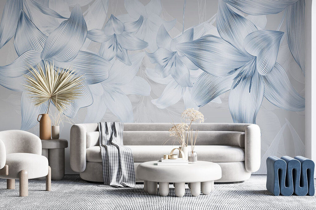 Delicate blooms in subtle shades