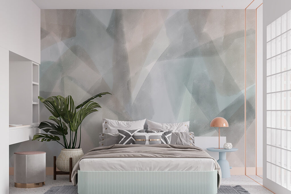 Subtle hues and soft textures blend
