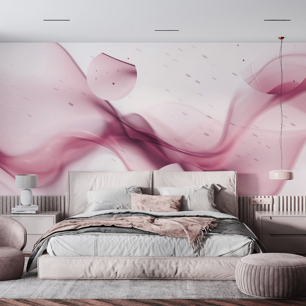 Purple smoke on a white background Purple smoke on a white background