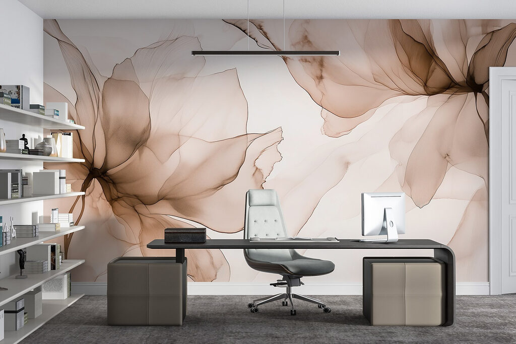 Delicate floral abstract design Delicate floral abstract design