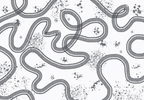 Harta alb-negru a unei piste de curse Harta alb-negru a unei piste de curse
