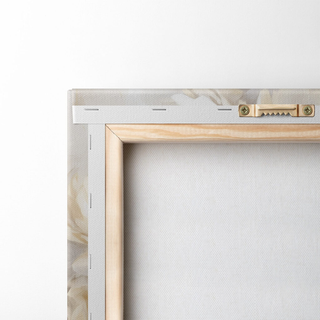 Painting of white flowers Painting of white flowers