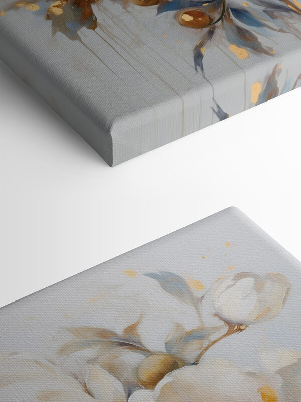 Painting of white flowers