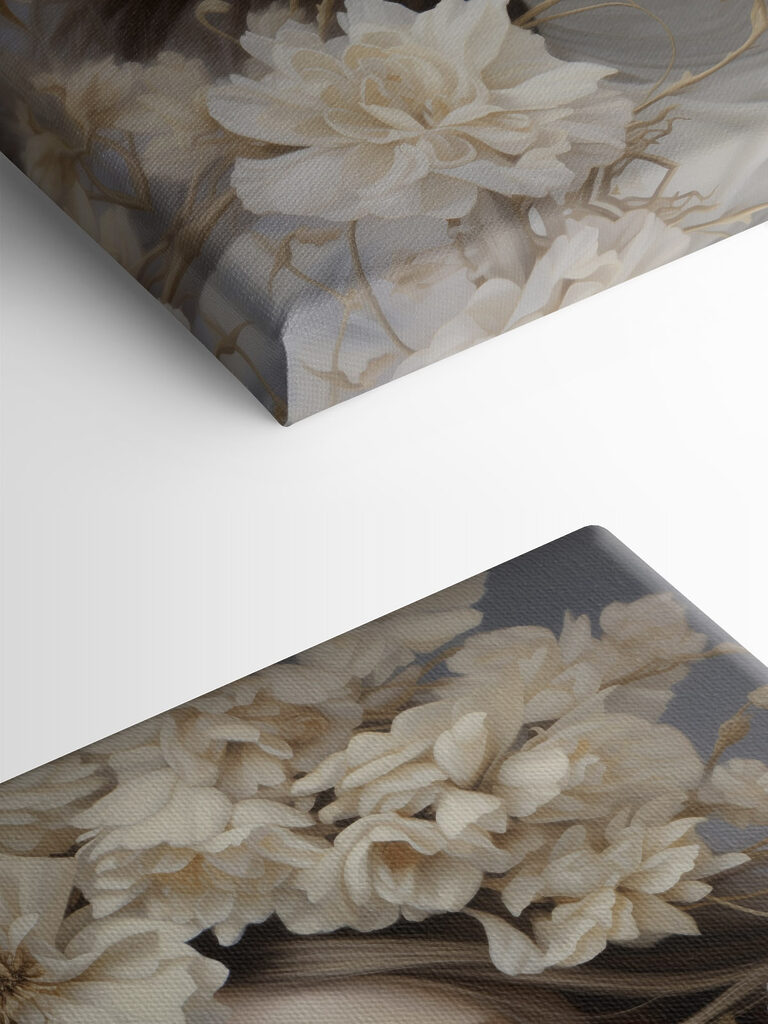 Woman with flowers in her hair Woman with flowers in her hair